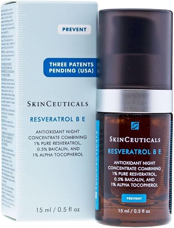SkinCeuticals Resveratrol B E - Leke Bakımı Antioksidan Etkili Gece Bakım Jeli 15 ml, E Vitamini 000