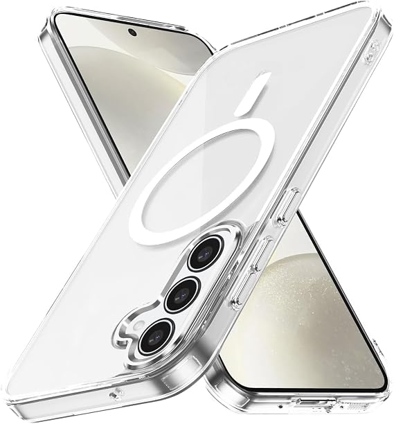 Samsung Galaxy A54 Uyumlu Kamera Korumalı Magsafe İle Uyumlu Wireless Şarj Özellikli MGSF001 Şeffaf Kılıf (Şeffaf, Samsung Galaxy A54)