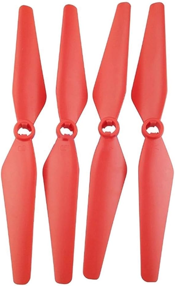 4 Pcs Paddle Propellers Prop Blade/Fit For SYMA X8SW X8SC X8SG X8 Pro RC Remote Control Drone Aircraft Helicopter Parts (Color : Red)
