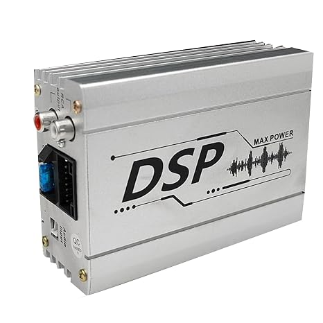 1 PCS Silver Car Digital Audio Processor Navigation Machine Sound Quality Enhancement Effect 4 in 6 Out Car Power Amplifier