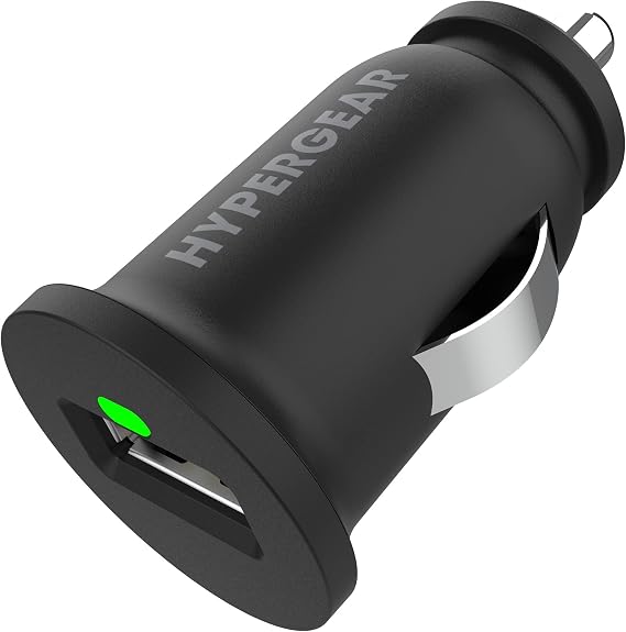 Hypergear 10W USB-A 2.1A Tekli Araç Şarjı, 2.1A, Siyah