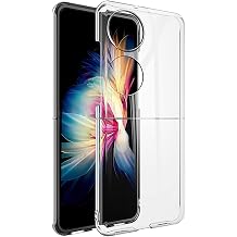 Microcase Huawei P50 Pocket Sert Kristal Kapak Koruma Kılıf - Şeffaf