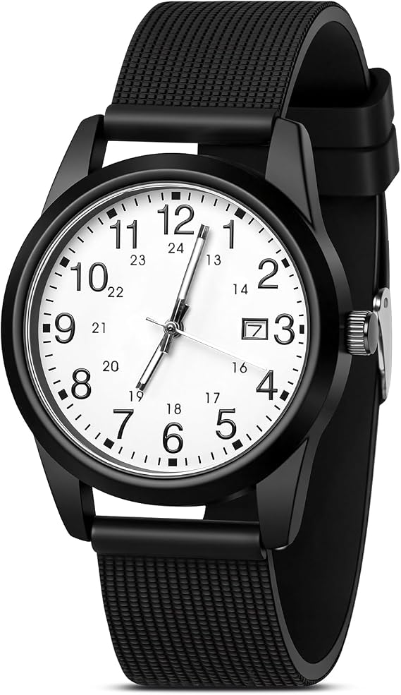 Men's Analogue Quartz Watch for Men Watches Minimalist Men's Watch with Date Classic Quartz Watch Minimalist Easy to Read