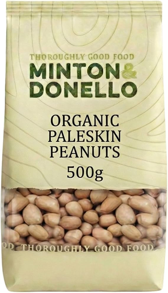 Minton & Donello - Organic Paleskin Peanuts 500g