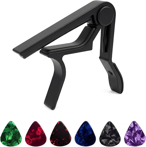 Capo for Guitar Capo Capo Guitar with 12 Plectrums