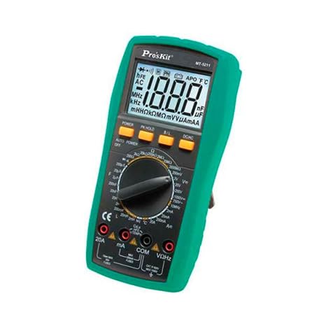 Pro'sKit MT-5211 Digital LCR Mastermeter, 3-1/2", Black