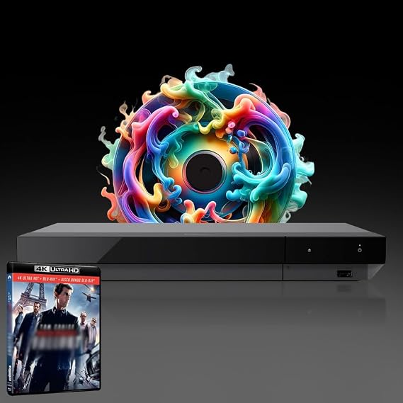 Blu-ray Player Compatible with Sony UBP-X700K MultiRegion for DVD Blu-ray Region B - DVD Regions 1-8 - Bundle Including 0ppen. 4K UHD Disc