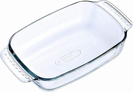 Pyrex Classic Rectangular Pan, Glass, 0.75 Litre Clear