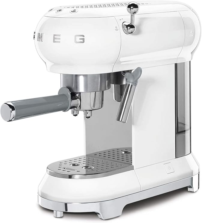 Coffee Maker with a Power of 1350 W from Smeg ECF01WHEU - White