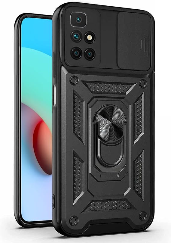 Microsonic Xiaomi Redmi 10 2022 için Kılıf Impact Resistant Siyah [Redmi 10 2022 ile Uyumlu Kılıf - Siyah]