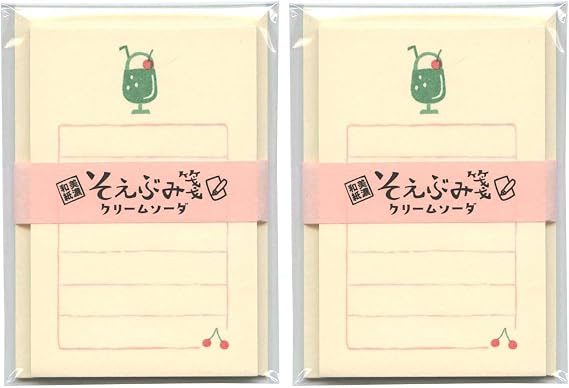 Furukawa Paperwork Letter Set Soda, Cream Soda, LS501 x2