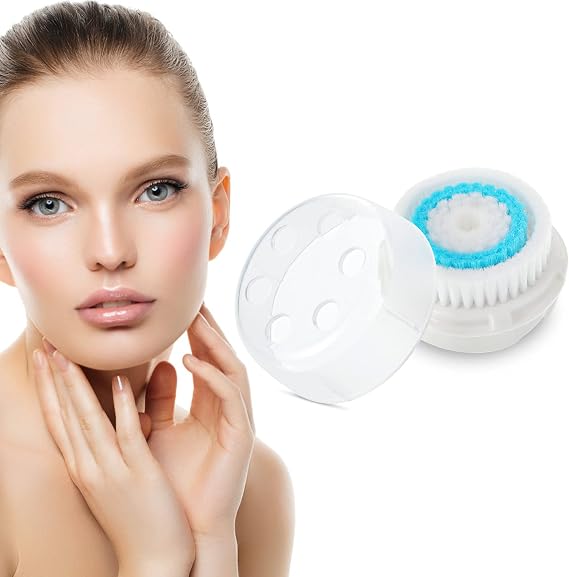 XZEIT Replacement Face Cleansing Head Facial Cleansing Brush Replacement Face Cleansing Head Compatible with Clarisonic/Creations Deep Pore Cleansing and Mia 1, 2