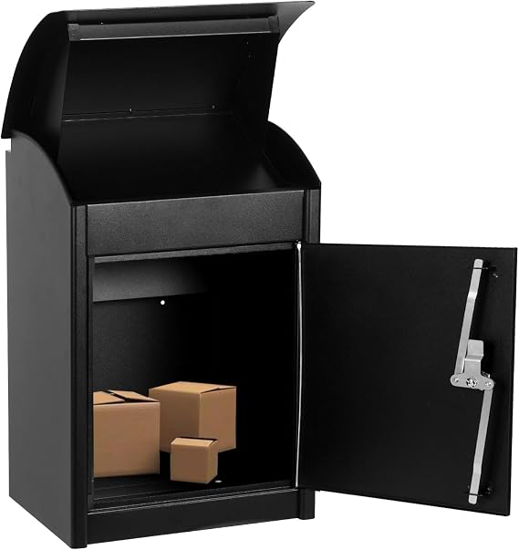 Parcel Box, Outdoor Post Box Wall Mounted, Large Delivery Boxs Mailbox