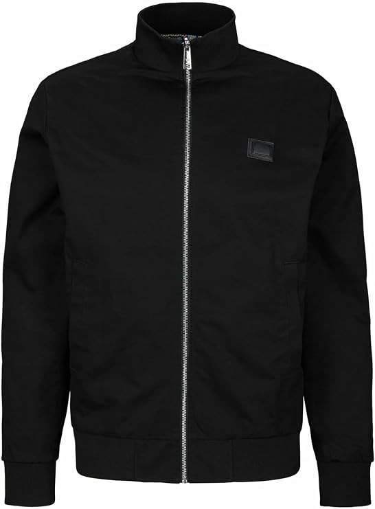 Calvin Klein Men’s Lightweight Crisp Cotton Harrington Windbreaker