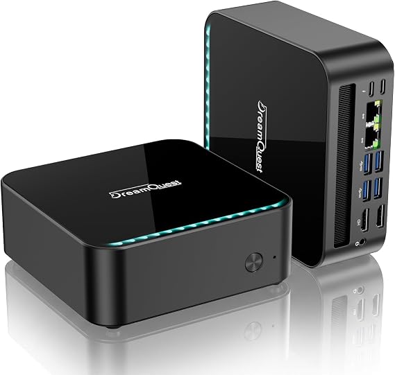 DreamQuest Mini PC Ryzen 5 7430U 6C/12T 16GB RAM 512GB SSD Windows 11 Pro