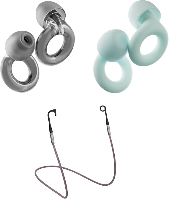 Loop Earplugs Everyday Link Bundle (2-Pack) | Engage 2 + Quiet 2 + Link | Reusable Ear Plugs for Sleep, Focus, Noise Sensitivity, Socializing & More | 16 dB/24 dB Noise Reduction