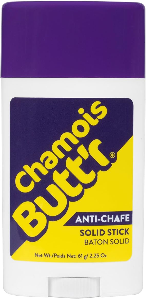Chamois Butt'r GoStik Anti-Chafing Solid, 2.5 Ounce, White (GS2.5) | cycling-equipment
