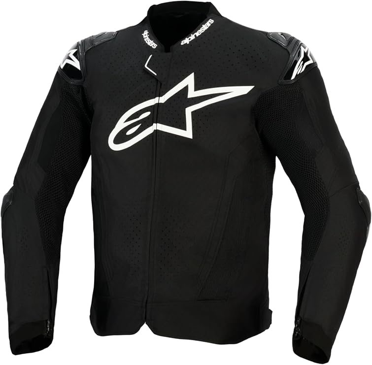 Alpinestars T-GP Air Jacket Men's, Motorcycle Riding Textile, Lightweight Breathable Mesh Ventilation, Race-Spec Aero Hump