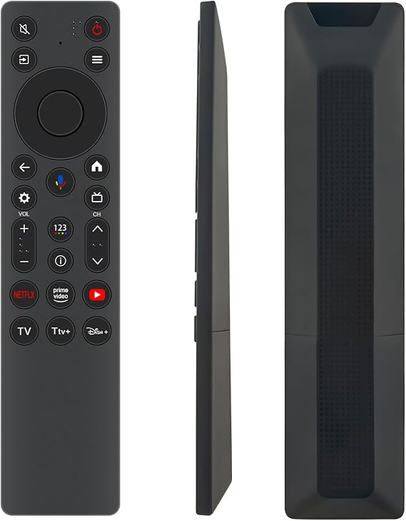 VINABTY Replacement Voice Remote Control Fit For TCL QLED 4K Smart QD-Mini LED TV 55QM6K 65QM6K 75QM6K 85QM6K 98QM6K 50QM6K 55QM7K 65QM7K 75QM7K 85QM7K 98QM7K 115QM7K,No backlight