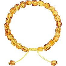 ELEGAMBER Baltic Amber raw Bracelet Gift Set -100% Certified and Authentic Premium Quality Raw Baltic Amber-True amber stone bead