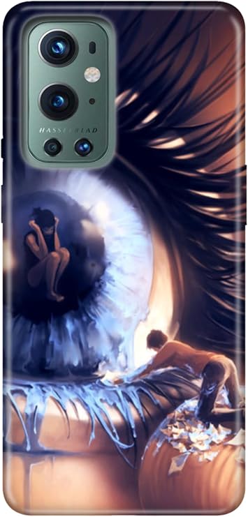 Senada Oneplus 9 Pro ile Uyumlu Kılıf Tioserisi Resimli Silikon Aşk Gözyaşı