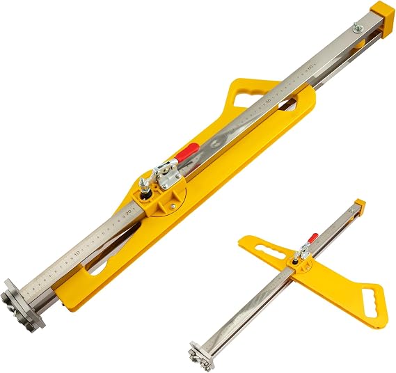 Foldable Drywall Cutting Tool | 60cm Cutting Width, 13 Wheels | Adjustable Gypsum Board Cutter for Wall, Build, Decoration, DIY Projects