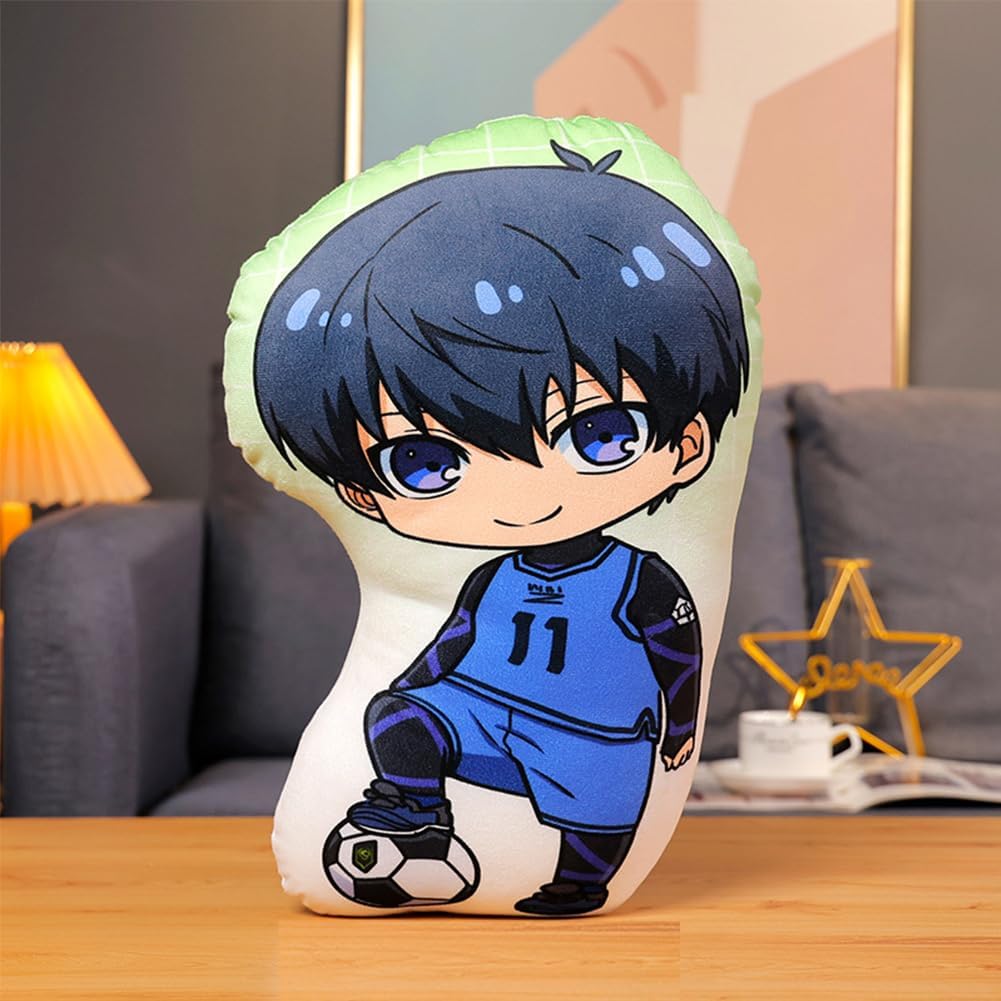 Zhongkaihua Blue Lock Plush Toys Anime Figure Doll Hug Pillow Blue Lock Plushies Figures Sofa Cushion Decoration Gifts Fans