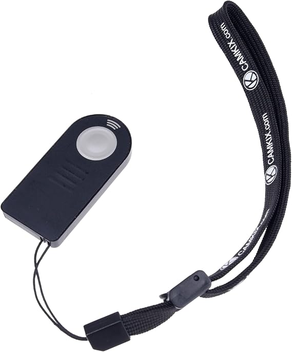 Wireless IR Shutter Remote Control - Compatible with Nikon and Canon cameras, for example: DF, D5, D610, D750, D810, D5300, D7200 and EOS 5D mark IV, 5DS, 6D, 77D, 100D, 750D, 1300D, 10X mark II