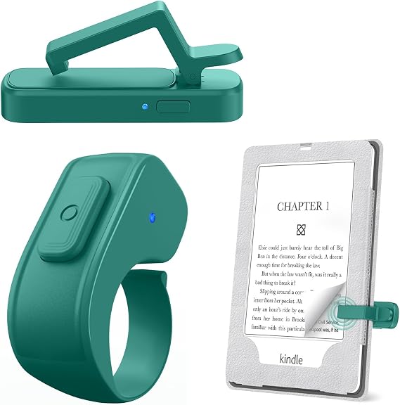Kindle用ページめくりリング、iPhone/iPad/タブレット/電子書籍リーダー用リモコン