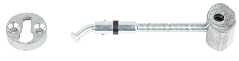 Zipbolt 13.950 Angled Slipfix Railbolt - Connects Angled Handrail to Newel Post - 10 Pack - Includes 5mm Hex Bit with Quick Release Shank