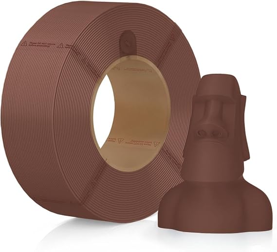 Bambu Lab PLA マットフィラメント ダークブラウン 1kg リフィル