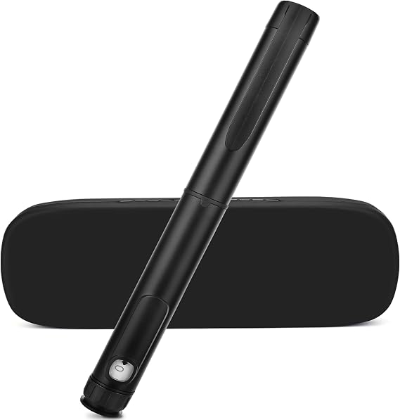 80 Unit Peptide Pen Injector with Precision Scale & Travel Case, Black