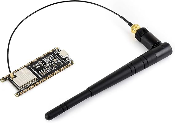 ESP32-S3 Development Board N16R8 16MBFlash + 8MB S RAM, 2.4GHz Wi-Fi and Bluetooth 5, 240MHz Dual Core Processor, ESP32-S3-WROOM Module, for AIoT Projects, with External Dual-Band Wi-Fi Antenna