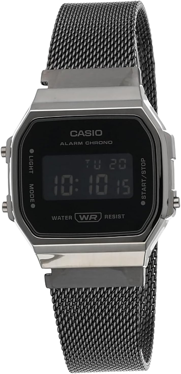Casio A168WEMB-1BDF Kol Saati, Siyah, Standart