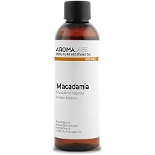 ORGANIC - MACADAMIA Oil - 100mL - 100% Pure, Natural, Cold Pressed And AB Certified - AROMA LABS (French Brand)