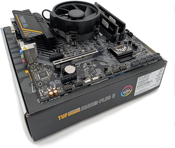 Ryzen 7 5700X 3.4Ghz (Turbo 4.6Ghz) 8 Core 16 Thread CPU, TUF GAMING A520M-PLUS II Motherboard & 16GB 3200Mhz DDR4 RAM Pre-Built Bundle