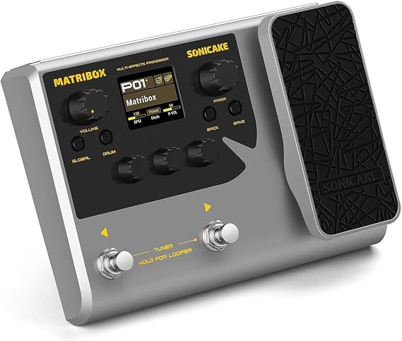SONICAKE Guitar Pedal Multi-Effects Processor with XP Modeling
