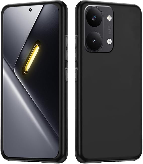 Case Compatible with Poco X8 Pro Max Phone case Protector, Slim Fit Soft TPU Shockproof Anti-Scratch Phone Case Black