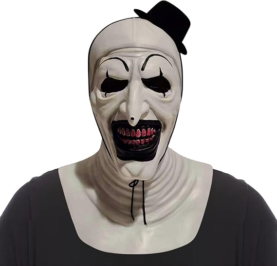 ZeiLaBang Kakadi Art the Clown Mask Halloween Horror Clown Mask Scary the Killer Clown Mask Halloween Costume Terrifier Art of Clown Mask for Adults Horror Clown Mask Cosplay Costume Props