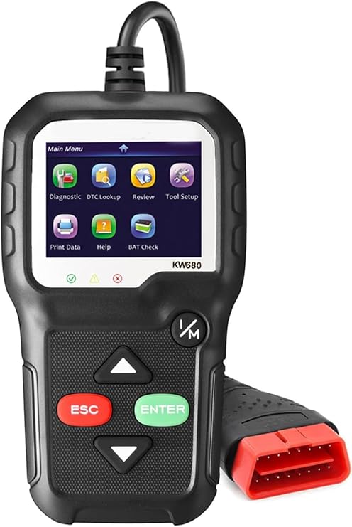 Scan Tool OBD II Scanner, OBD2 Diagnostic Tool Car Code Reader, Enhanced Check Engine Light