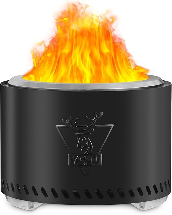 Smokeless Fire Pit Portable Safe Wood Burning Fire Pits for Outdoor Patio