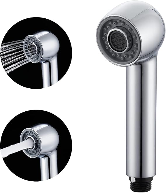 Shower Head Kitchen Tap, 2 Sprayers and Spray, Chrome