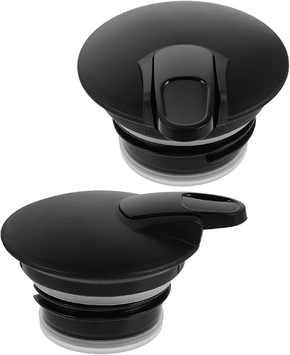 Uonlytech 2Pcs Replacement Kettle Lid for Huaya Hk1500 Hk-2000 Electric Coffee Carafe, Black Handle Coffee Cup Cover, Heat-Resistant Water Kettle Bottle Lid for Home and Office Use
