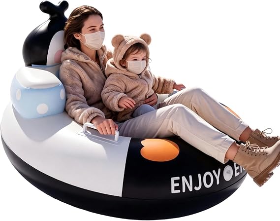 Inflatable Snow Tubes Inflatable Penguin Backrest Design Winter Toys