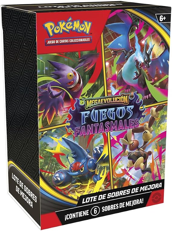 Pokémon: JCC Pokémon Megaevolution Enhancement Packs-Ghost Fires (6 Upgrade Envelopes)
