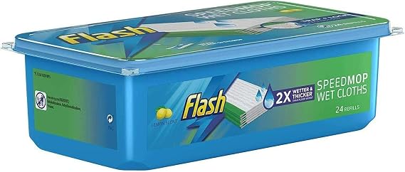 24 Pack Flash Speed mop Hygiene Mop Refill Wet Cloths Refills Wild Orchid