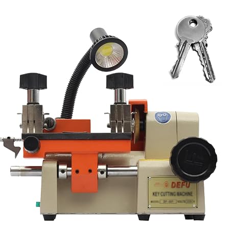 Automatic Key Cutting Machine with LED Lighting, High Precision Key Cloner for Commercial Key Duplicator Business