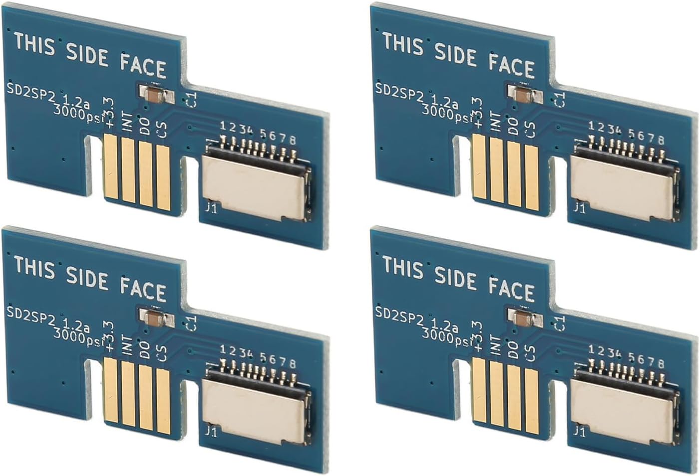 Console Memory Card Reader 4 Easy Install Console Micro Storage Card Reader for SDLoad SDL Blue