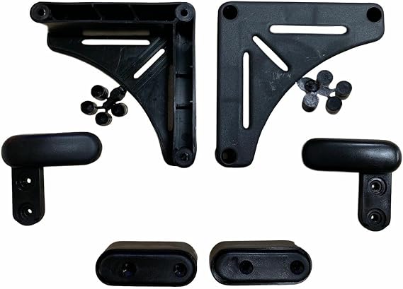 CampervanBits Campervan Table and Campervan Storage and Stowage Bracket Designed for Maximum 20mm Table Thickness Ideal for Camper Conversion and Replacement Part… (Black)