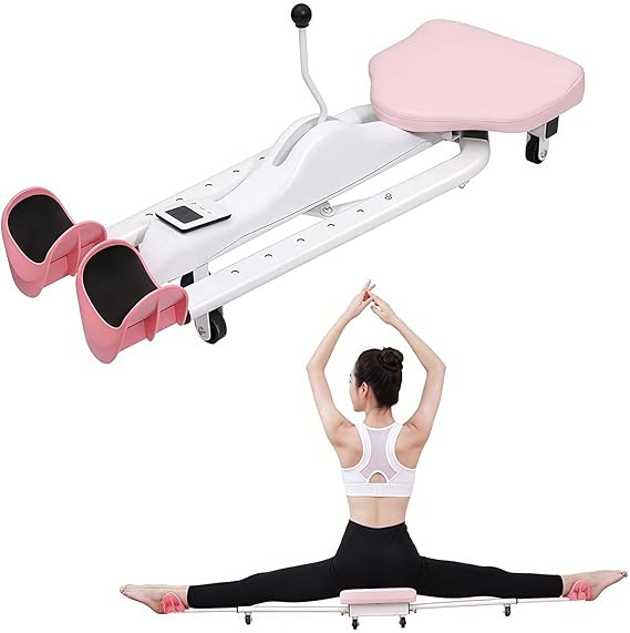 Leg Split Training Machine with Timer, Leg Stretcher Split Machine, Versatile Leg Extension Duty Flexibility Extension Equipment, Stretching Equipment for Ballet, Yoga
